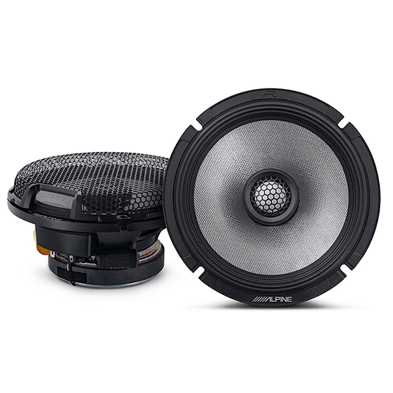 Alpine R Series High Resolution 6.5" Coaxial 2-Way Speaker System Pair R2-S65