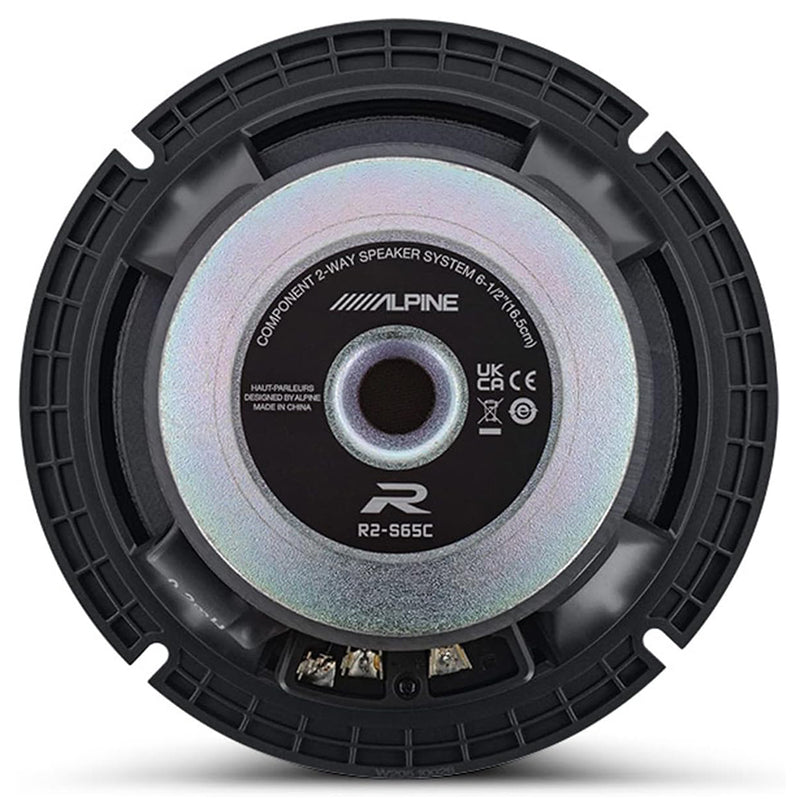 Alpine R Series Component 2-Way Hi Resolution 6.5" Speaker System Pair R2-S65C