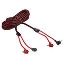 DS18 2 Channel RCA Cable 20 Ft 100% OFC 90 Degree Ends Dual Twist Wire R20.L