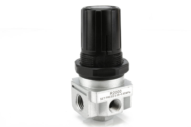 THB 1/4" Industrial Air Compressor Pressure Regulator with Wall Mounting Bracket R202N