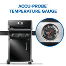 Napoleon Rogue 425 Propane Gas Grill Stainless Steel Grates Black R425PK-2-SS