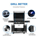 Napoleon Rogue 525 Black Propane Grill 711 Sq. In. R525PK-2
