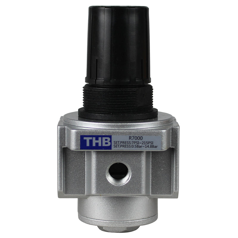 1/2" Air Compressor Pressure Regulator with Gauge and Wall Mounting Bracket R704N