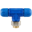 F2009 1"x 1/2" NPT Reducing Tee RapidAir FastPipe Fitting