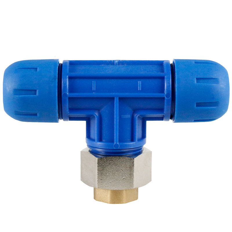 F2009 1"x 1/2" NPT Reducing Tee RapidAir FastPipe Fitting