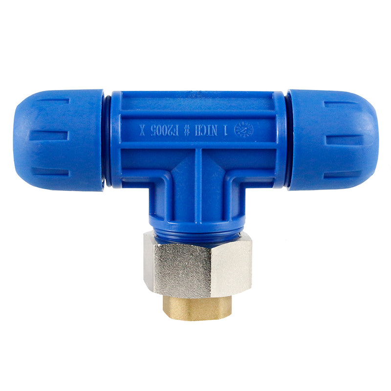1" x 3/4" NPT Reducing Tee Rapid Air FastPipe F2008 Compressed Air Piping