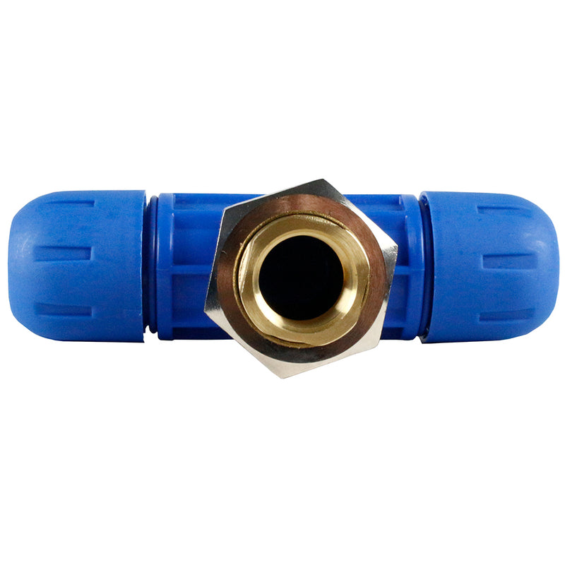 1" x 3/4" NPT Reducing Tee Rapid Air FastPipe F2008 Compressed Air Piping