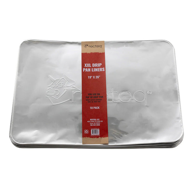 Recteq XXL Aluminum Drip Pan Liner (10pk) 19"x26" RT-2500