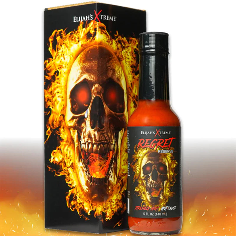 Elijah's Xtreme Gourmet Sauces Regret Reserve Hot Sauce 5 Oz Carolina Reaper