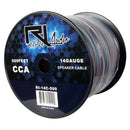 14 Gauge Speaker Wire CCA Car Audio Home Theater 500 Ft Spool Flexible RI Audio