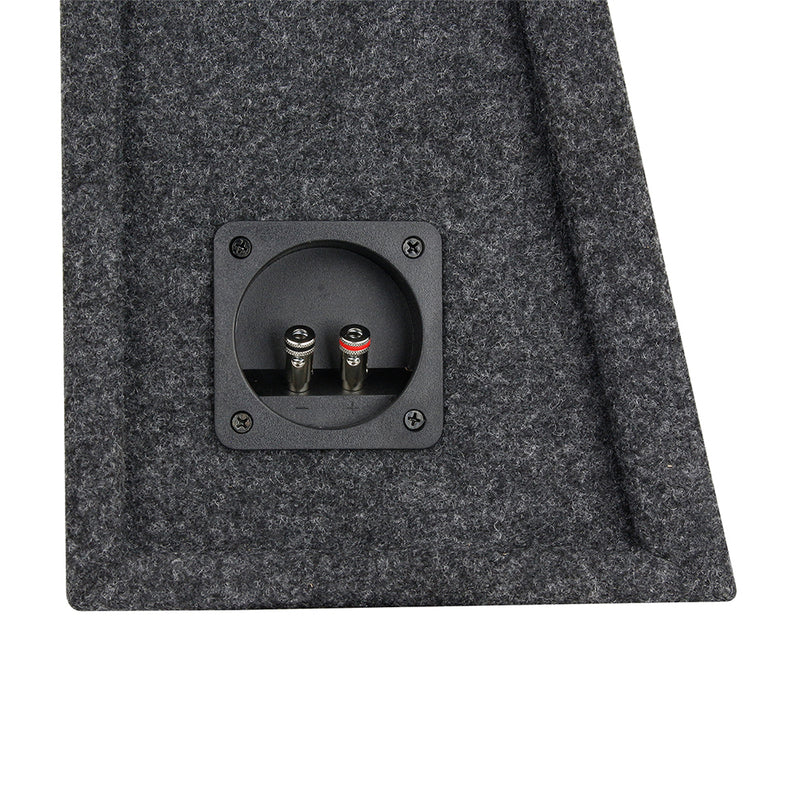 Dual Sealed 8 Inch Subwoofer Speaker Enclosure Box Charcoal Carpet RI Audio