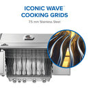 Napoleon Rogue Pro 525 Propane Gas Grill Stainless Steel Grates Side Burner