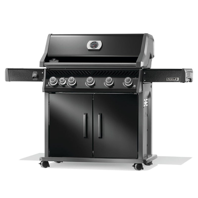 Napoleon Rogue PRO 625 Propane Gas Grill with Infrared Side Burner Black