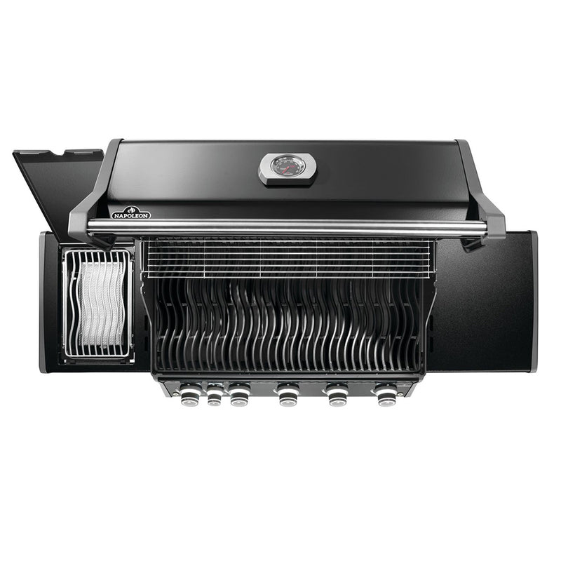 Napoleon Rogue PRO 625 Propane Gas Grill with Infrared Side Burner Black
