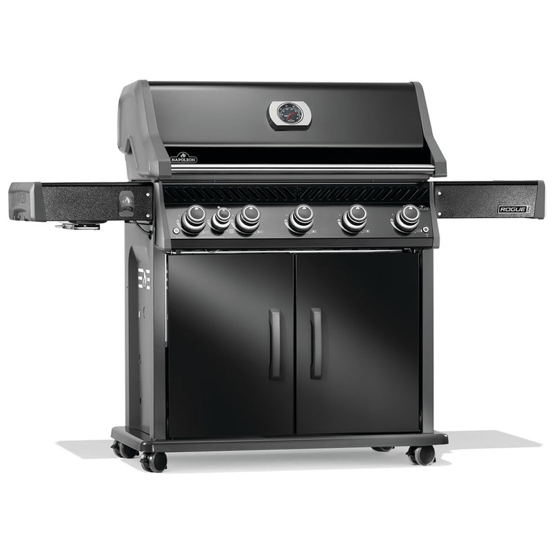 Napoleon Rogue PRO 625 Propane Gas Grill with Infrared Side Burner Black