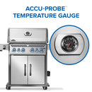 Napoleon Rogue 525 Pro-S Propane Grill Stainless Steel w/ Sideburner 851 Sq. In.