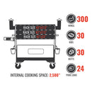 Recteq RT-2500 BFG Wood Pellet Grill 3 Rack Wi-Fi Enabled 2500" Interior Smoker
