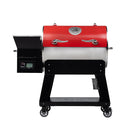 Recteq Deckboss 590 Legacy Pellet Grill Stainless Steel Red Lid RT-DB590LTO