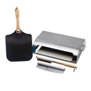 Recteq Pizza Oven Kit w/ Pizza Peel Mezzaluna Knife and Brush RT-PZZOVN