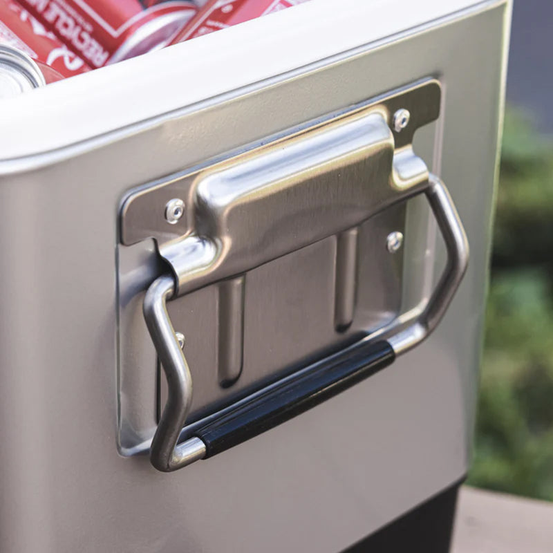 Recteq 26 QT Retro Style Cooler Steel Portable w/ Bottle Opener RT-RETRO26
