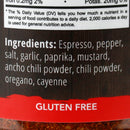 Recteq Ron's Kickin' Espresso Joe Rub 12 Oz Gluten Free No MSG RT-RONS