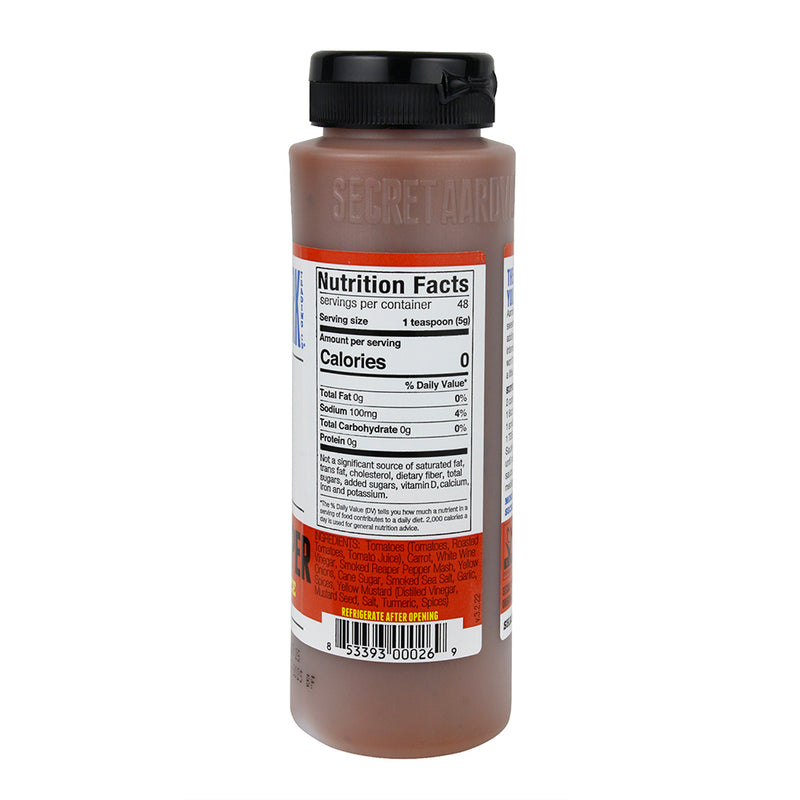 Secret Aardvark Reaper Smoked Hot Sauce W/ Reaper Pepper Smoky And Spicy 8 Oz