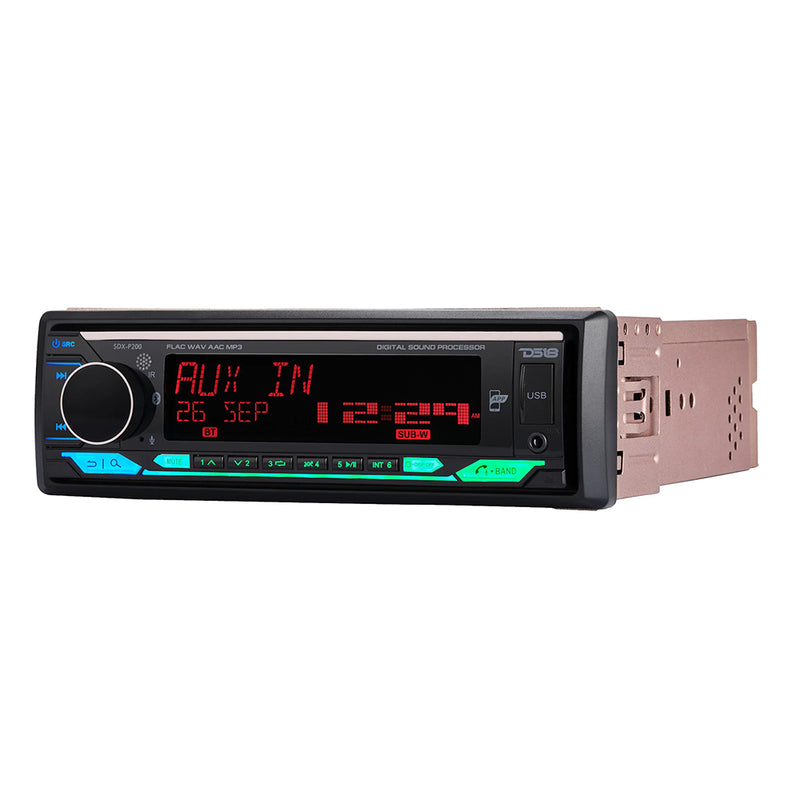 DS18 Digital Media Receiver Single Din 240W RMS High Power Car Audio SDX-P200