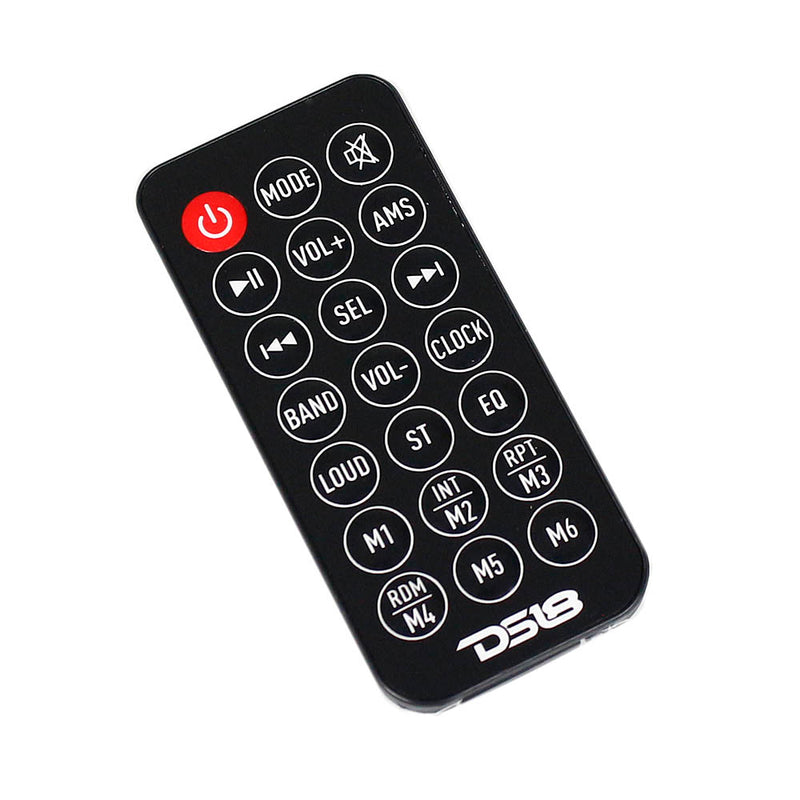 DS18 Single Din Headunit Digital Media Receiver Mechless Bluetooth USB SDX1