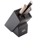 Stellar Universal Knife Holding Block Fiber Rods Non-Slip Base Beech Black SK93B