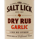 Salt Lick BBQ Garlic Dry Rub For Meat With Cayenne Pepper No Added MSG 12 oz