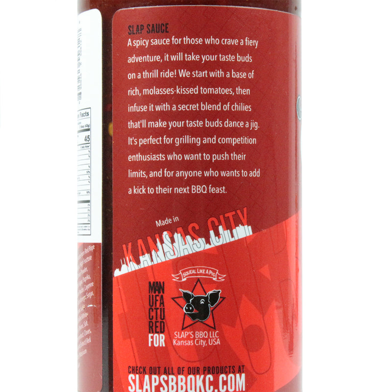 Slaps Spicy Bbq Kansas City Style Slap Sauce 16 Oz Competition Rated BBQ Blend