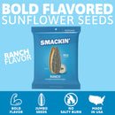 SMACKIN' Ranch Sunflower Seeds 4oz American Made Low Sodium SM-RANCH4