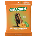 SMACKIN'  Cheddar Jalapeno Sunflower Seeds 4oz Keto Low Sodium American Made