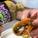 Smokey J Jalapeno Hot Sauce Sam Sa'house 5 Oz 2/10 Heat Level Contains Agave