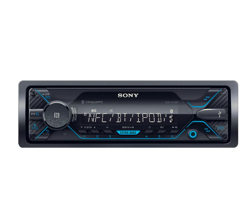 Sony Digital Media Receiver Bluetooth USB AUX In Dash 1-DIN Radio DSX-A415BT