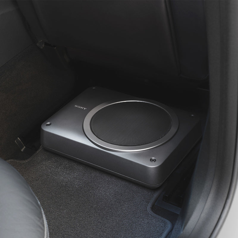 Sony Compact 8" Powered Subwoofer Under Seat 160W Peak GS Series XS-AW8