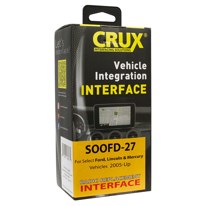 Crux SOOFD-27 Radio Replacement Interface For 2005-Up Ford Lincoln Mercury