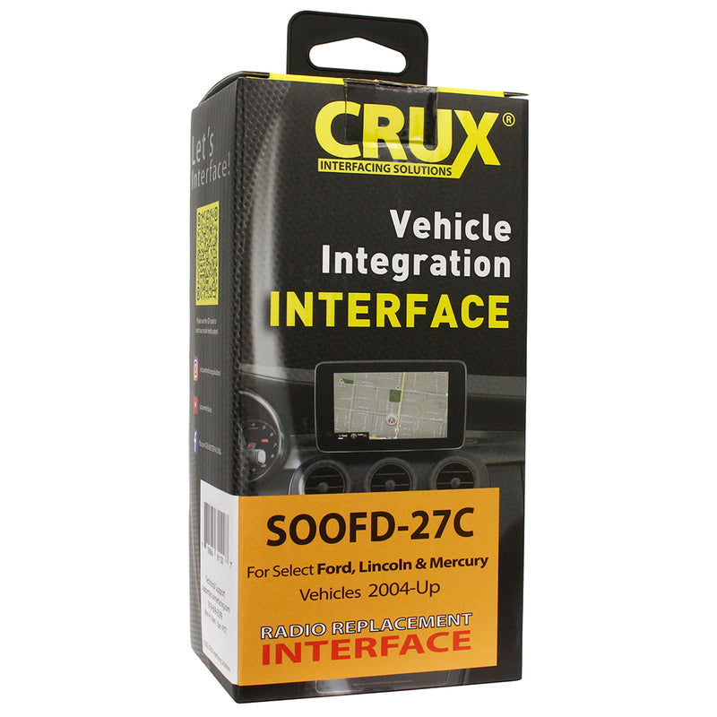 Crux SOOFD-27C Radio Replacement Interface For 2004-Up Ford Lincoln Mercury