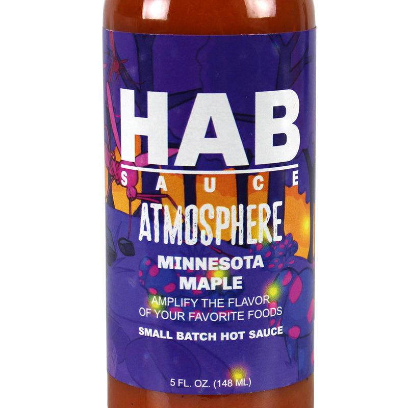 HAB Sauce Minnesota Maple Habanero Atmosphere Collaboration Vegan Small Batch