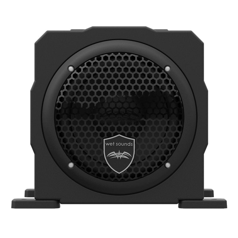 Wet Sounds 6.5" Amplified Marine Subwoofer 250 Watt W/ Remote Knob Stealth AS-6