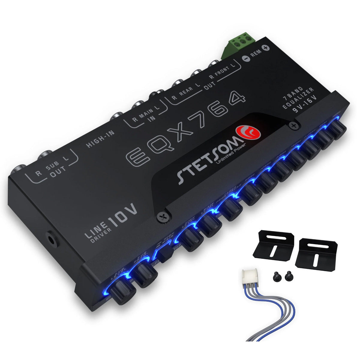 DTM・DAW XGworksST XEQ7 7-Band Graphic Equalizer with Front 3.5mm Auxiliary