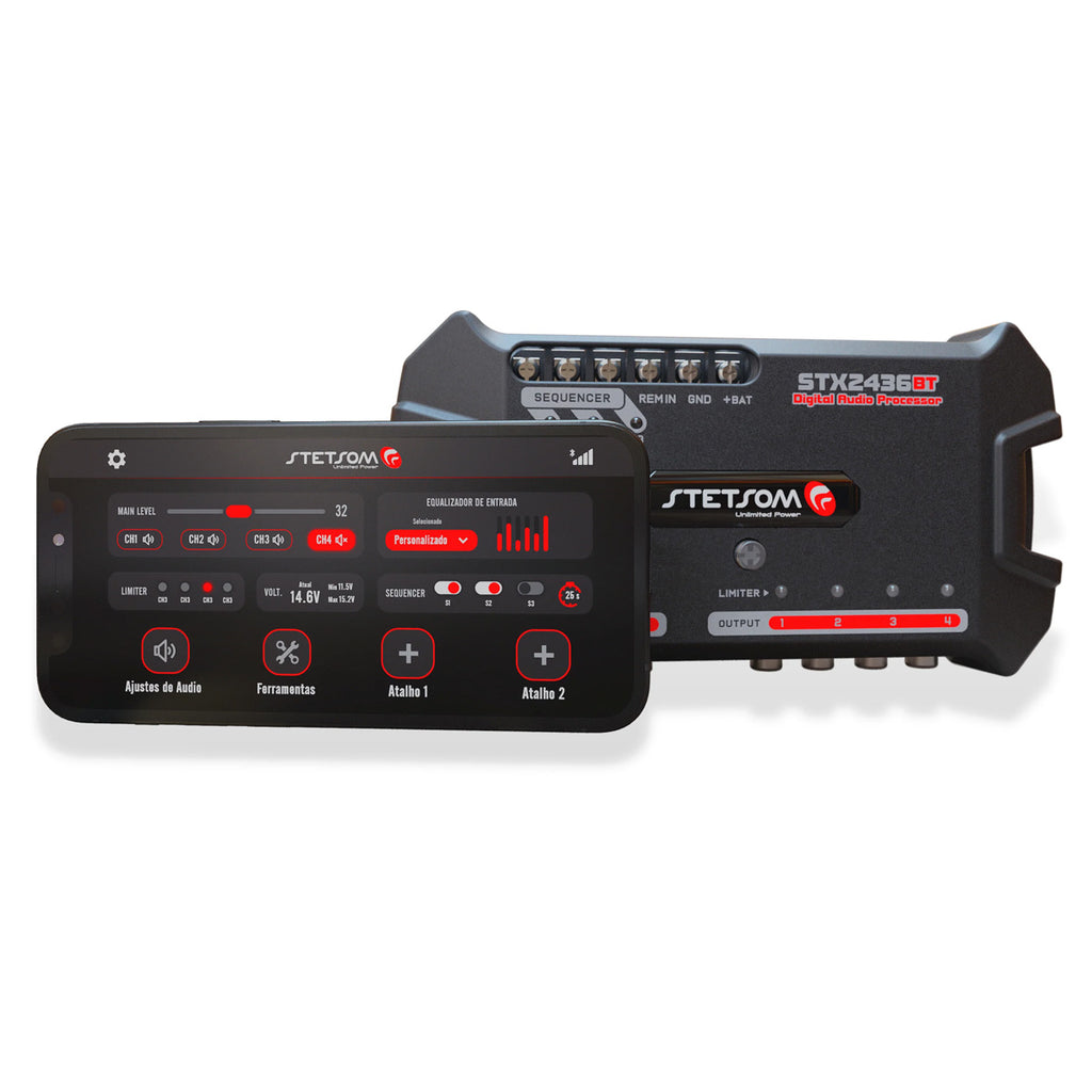 Stetsom STX 2848 DSP 8-Channel Digital Signal Processor With Sequencer & Equalizer