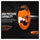 3/8" x 100 Ft Air Hose Reel Hand Crank Heavy Duty Steel 300 PSI Super Handy GUR060