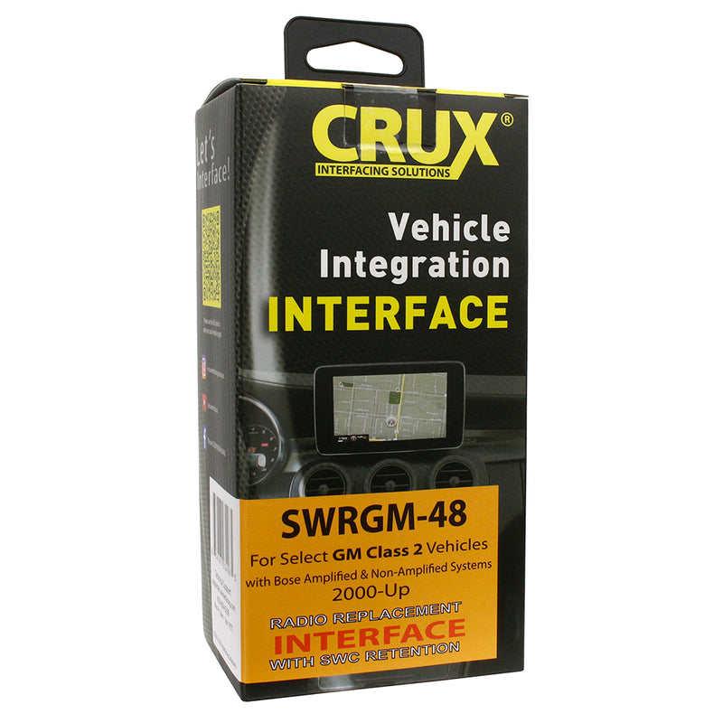 Crux Radio Replacement Interface Select 2000-Up General Motors Class 2 Vehicles