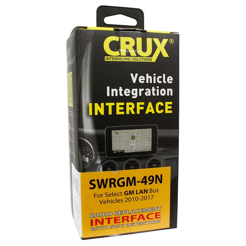 Crux Radio Replacement Interface For Select GM Chevy LAN Bus Vehicles 2010-2017