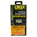 Crux Radio Replacement SWC & OE RVC Retention For Toyota Vehicles 2012-Up