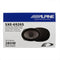 Alpine 6x9" 2-Way Coaxial Speaker Pair 280W Peak (45W RMS) 4 Ohm SXE-6926S Black