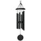 Wind River Corinthian Bells 27" Black Wind Chime Compact Size Lightweight Decor