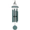 Wind River Corinthian Bells 27" Green Wind Chime Compact Size Lightweight Decor