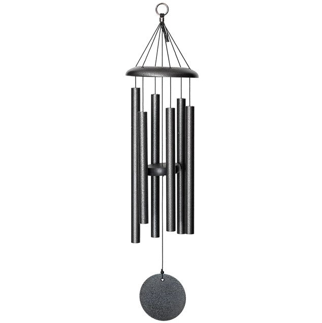 Wind River Corinthian Bells 30" Silver Vein Wind Chime 6 Tubes Tuned to Scale A